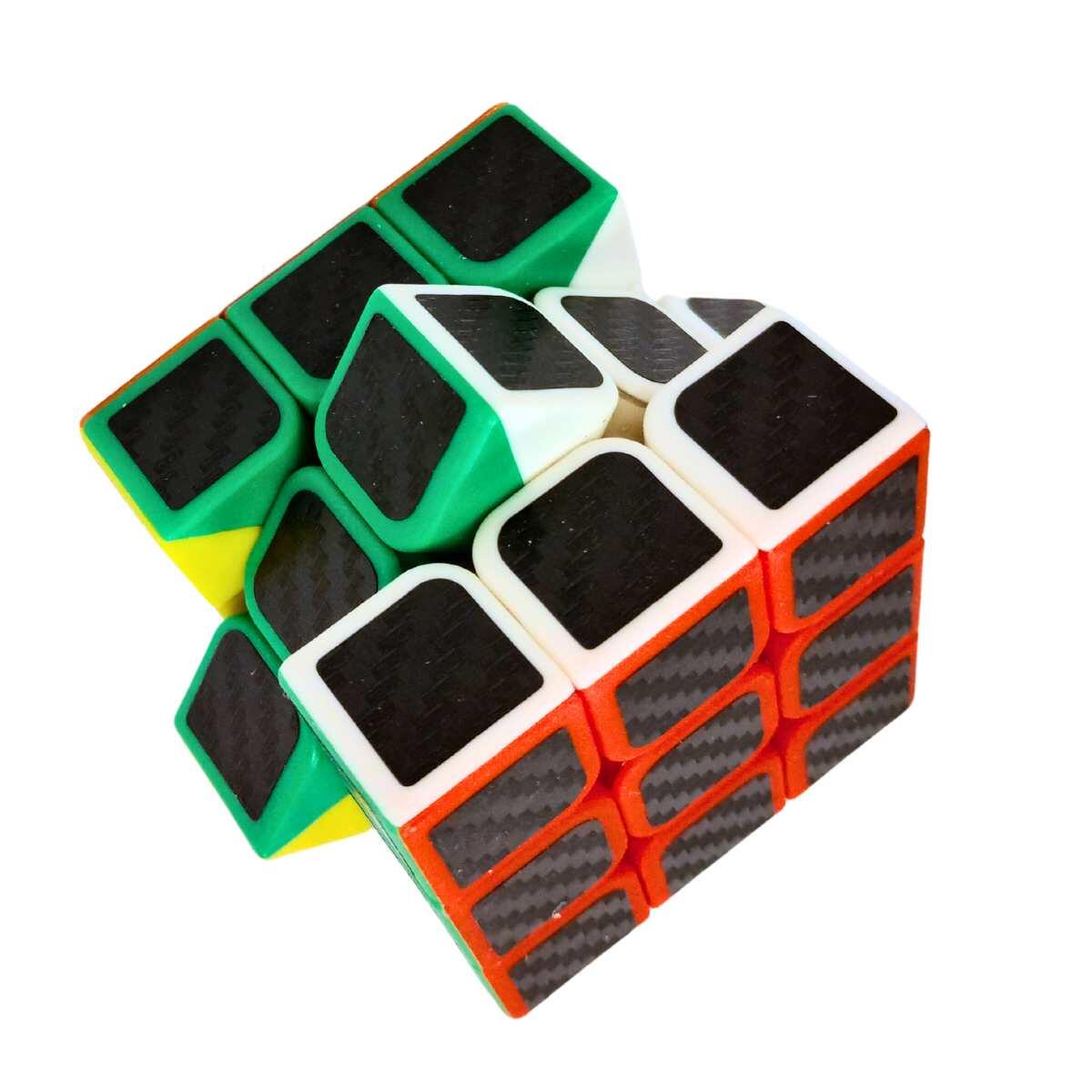 Cubo Magico fibra de carbono negra 3x3
