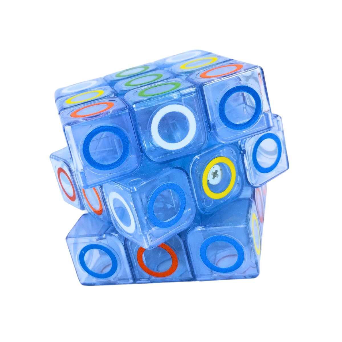 Cubo Magico 3x3x3 c/circulos transparente