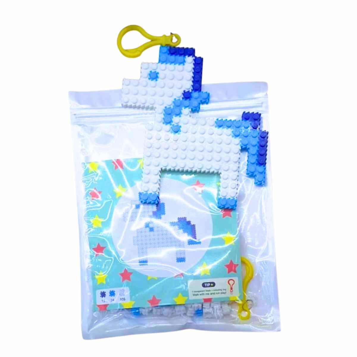 Juego de mini bloques Unicornio/Sirena c/colgante