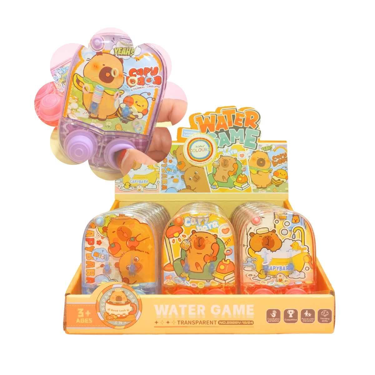 Juego de agua Capybara 2 botones