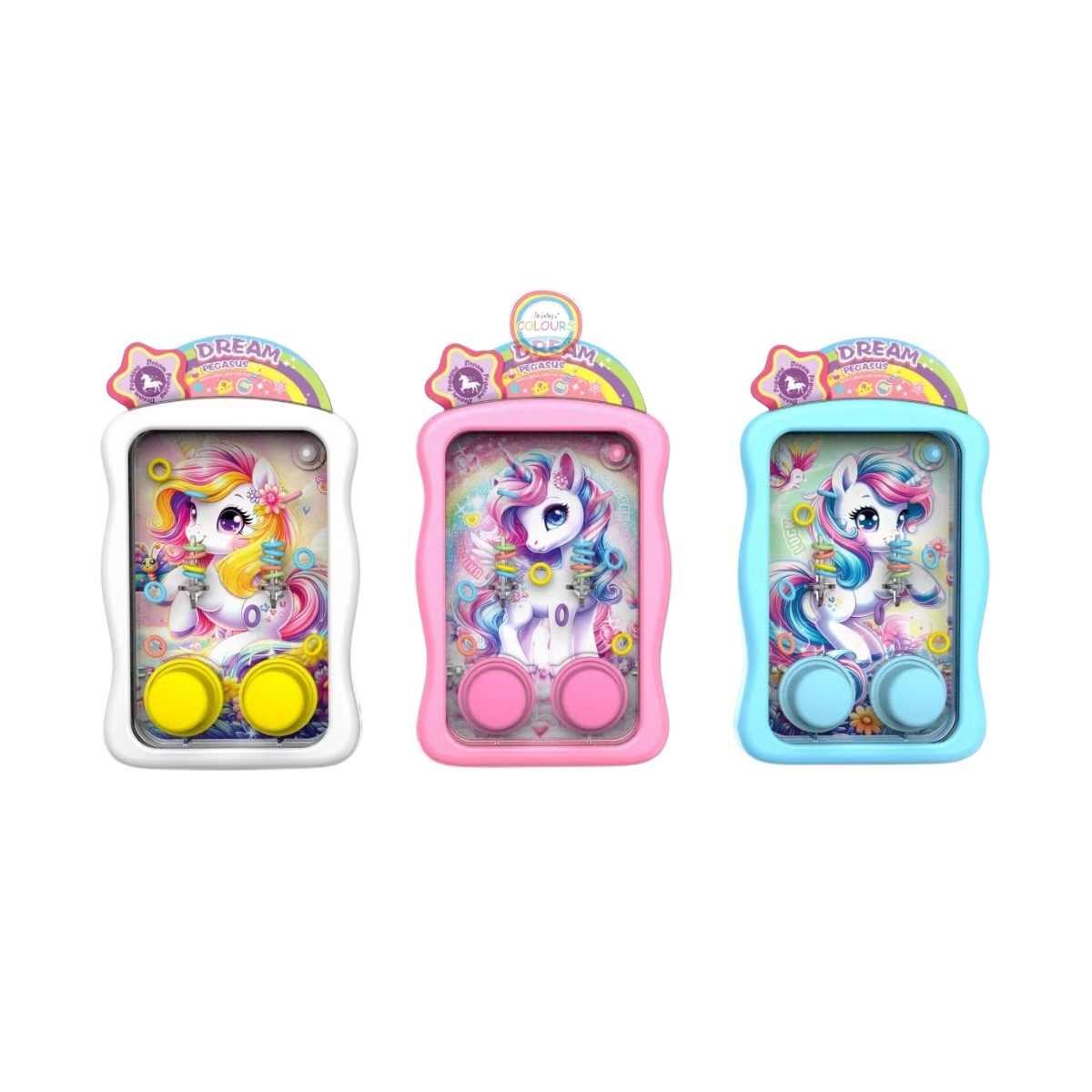 Juego de agua Unicornio 2 botones c/LUZ