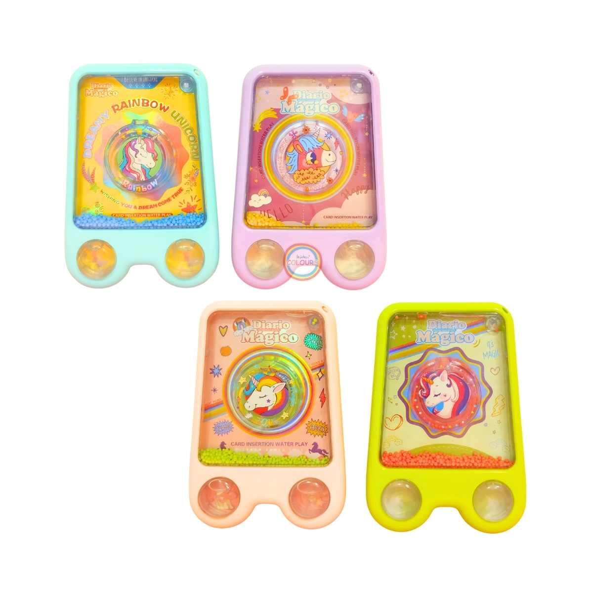 Juego de agua Unicornio 2 botones