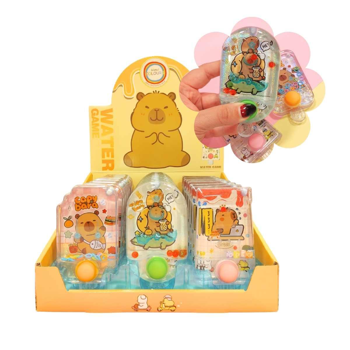 Juego de agua Capybara c/mini aplique 1 boton